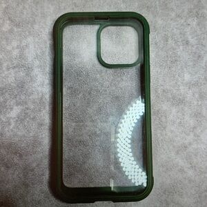 Forest Green Transparent Phone Case
